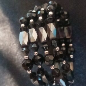 Magnetite wrapped bracelets or necklace 18 inch long